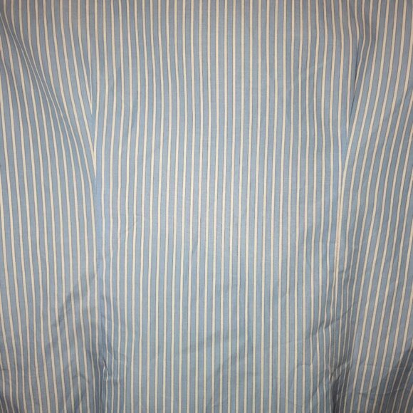 NWT MILLY "Michelle" Blue/White Stripe Bell Sleeve Blouse 8 - Picture 8 of 12